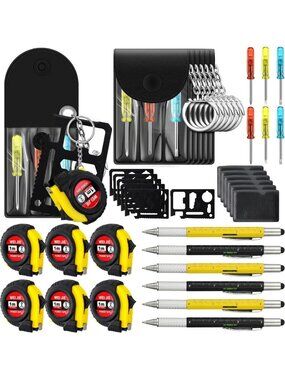 24 Pcs Mini Screwdriver Keychain Multitool Set - Perfect Gifts for Dad & Men